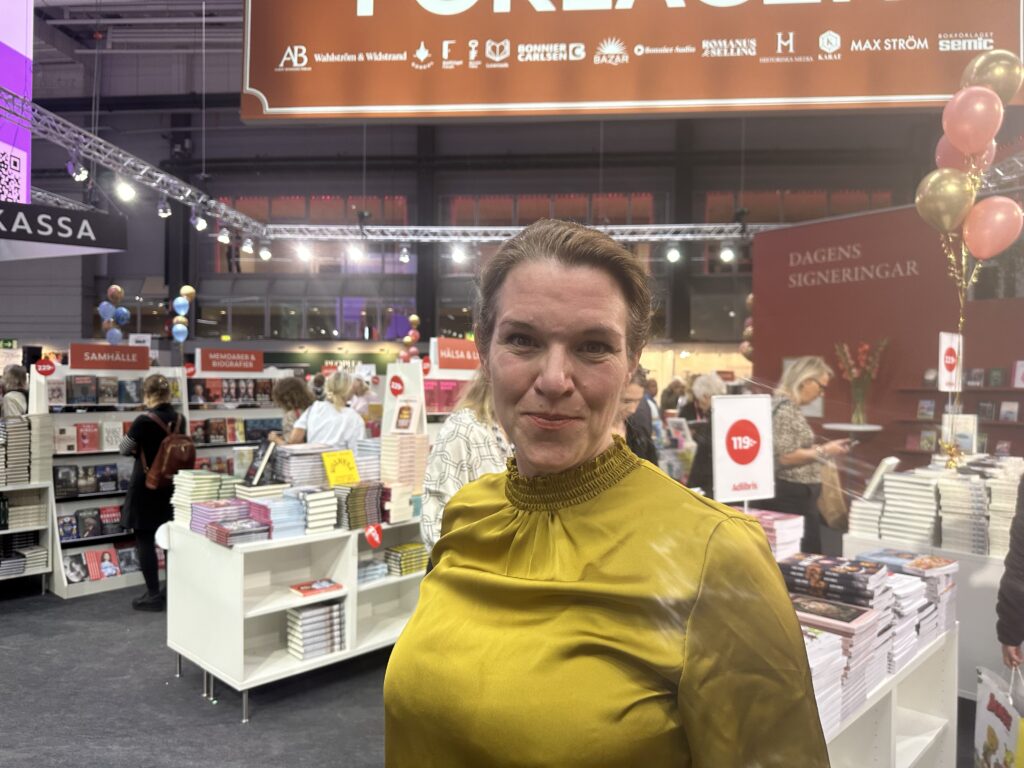 E Lina Nordquist på bokmässan